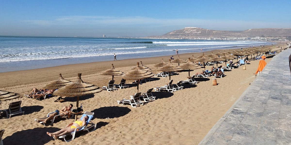 Agadir City Beach with Boat Trip